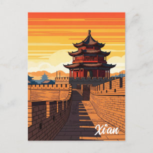 Cartão Postal China Xi'an Viagem