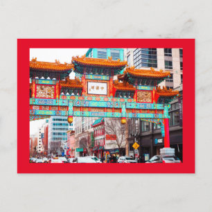 Cartão Postal Chinatown em Washington DC.