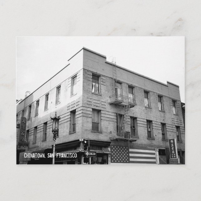 Cartão Postal Chinatown, São Francisco (Frente)