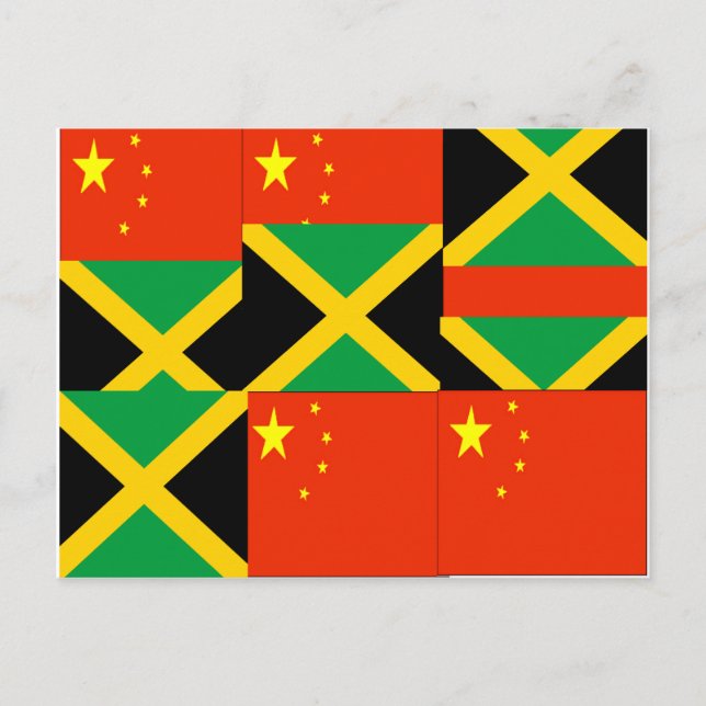 Cartão Postal Chinês-jamaicano (Frente)