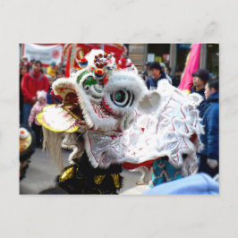 Cartão Postal Chinês-Leão-Chinês Chinatown