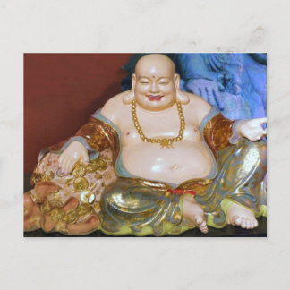Cartão Postal Chinês rindo de Buda