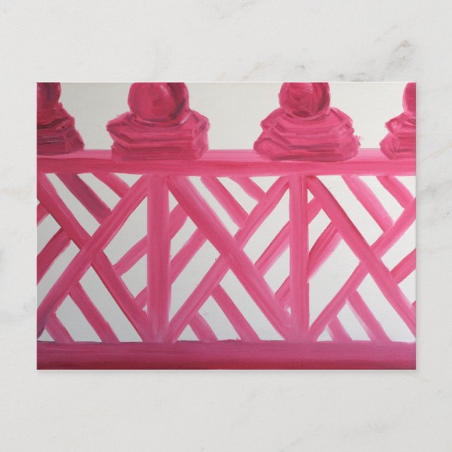 Cartão Postal Chinoiserie (Frente)