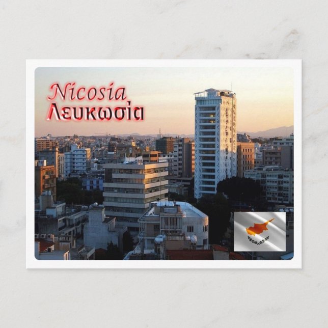 Cartão Postal Chipre - Nicósia - (Frente)