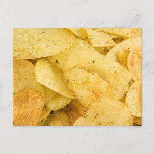 Cartão Postal Chips de batata