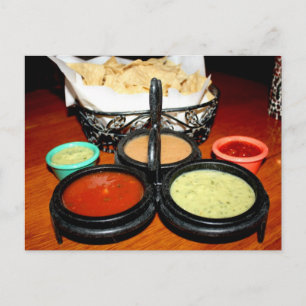 Cartão Postal Chips e Salsa