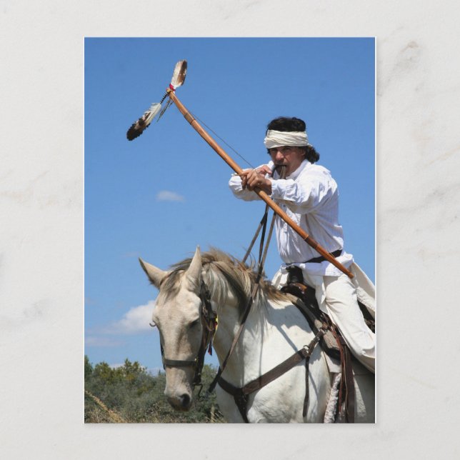 Cartão Postal Chiricahua Apache Brave (Frente)