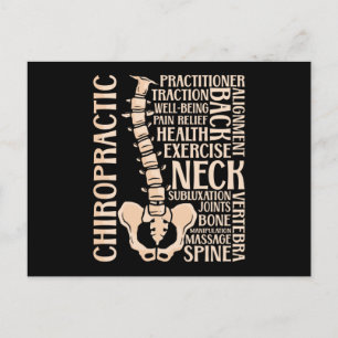 Cartão Postal Chiropractor Chiro, Terapêutico da Coluna