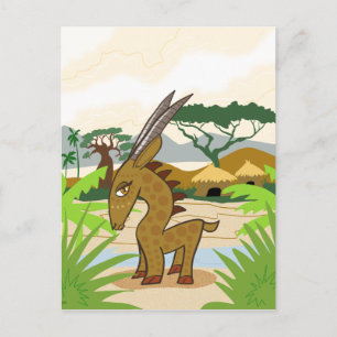 Cartão Postal Chiwara