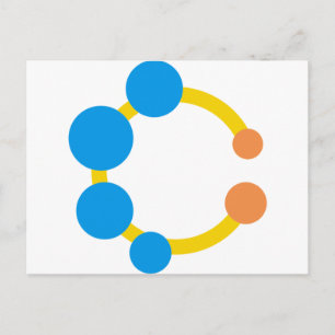 Cartão Postal chocalho de brinquedo