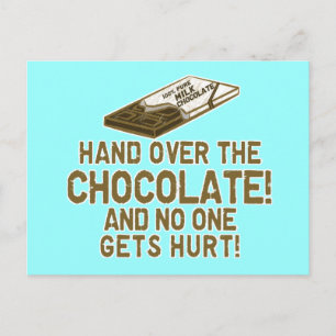 Cartão Postal Chocolate Chocolónico