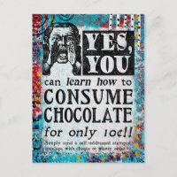 Chocolate Consumido - Anúncio Venenoso Engraçado