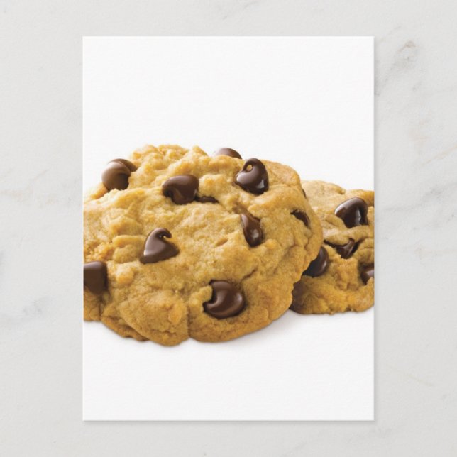 Cartão Postal Chocolate de Comida de doce de mesa (Frente)