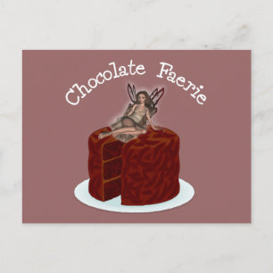Cartão Postal Chocolate Faerie