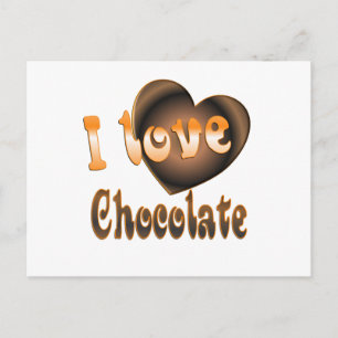 Cartão Postal Chocolate Lover