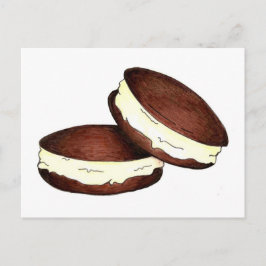 Cartão Postal Chocolate Whoopie Pie Maine PA Foodie Holandesa