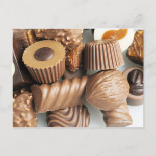 Cartão Postal chocolates