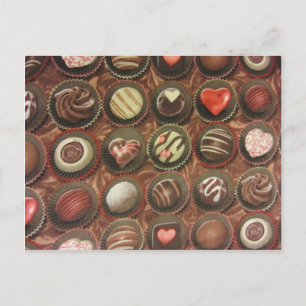 Cartão Postal Chocolates & Truffles
