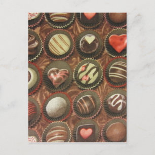 Cartão Postal Chocolates & Truffles