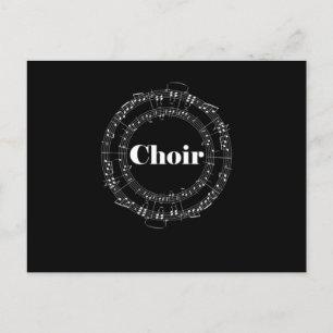 Cartão Postal Choir Chorus Choral Music Conductor Notes Gift