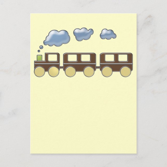 Cartão Postal Choo Choo Train (Frente)