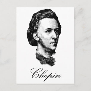 Cartão Postal Chopin