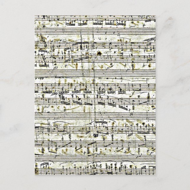 Cartão Postal Chopin: Indisposição (Frente)