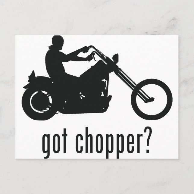 Cartão Postal Chopper (Frente)