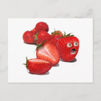 Cartão Postal Choque de Morango
