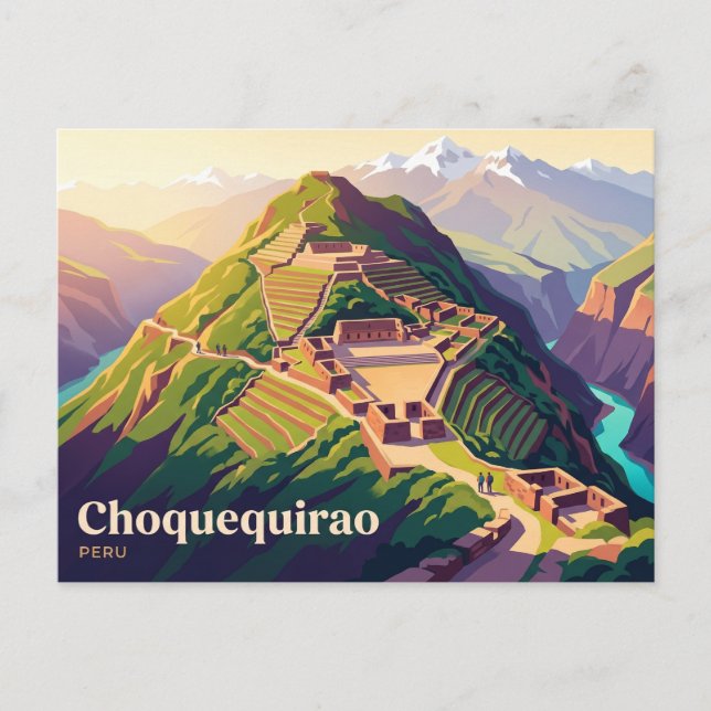 Cartão Postal Choquequirao Peru (Frente)