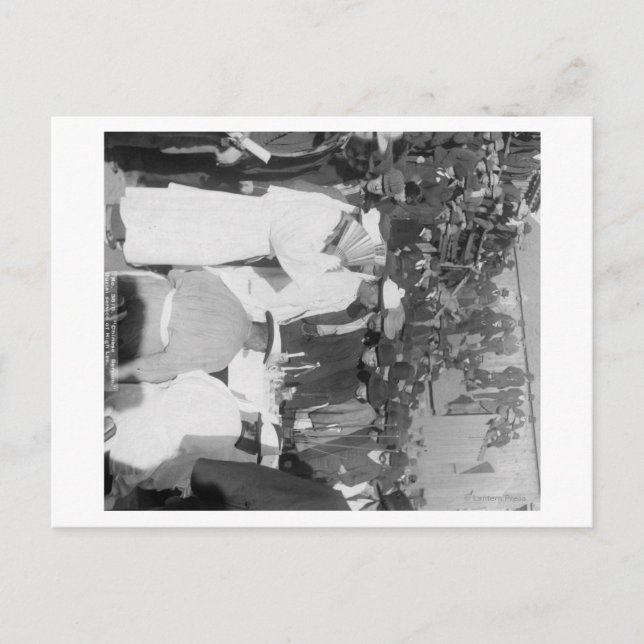 Cartão Postal Choradores Chineses no Serviço de Enfermeiro para  (Frente)