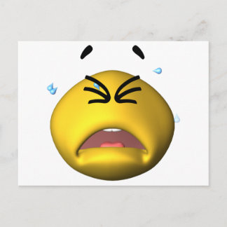 Cartão Postal Chorando Amarelo