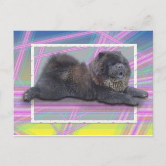 Cartão Postal Chow-Chow Wang