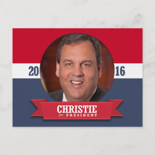CARTÃO POSTAL CHRIS CHRISTIE 2016