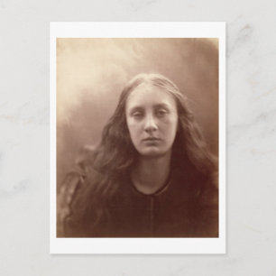 Cartão Postal Christabel, retrato de maio Prinsep, c.1867 (sepia