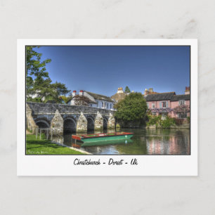Cartão Postal ChristChurch - Dorset - Reino Unido