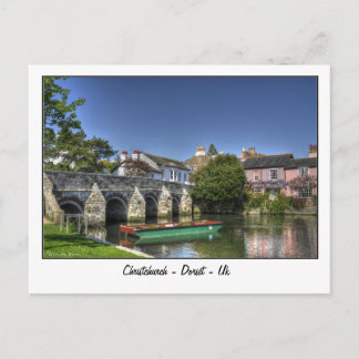 Cartão Postal ChristChurch - Dorset - Reino Unido