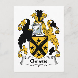 Cartão Postal Christie Family Crest
