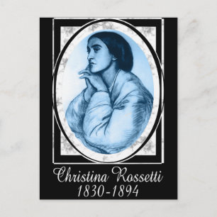 Cartão Postal Christina Rossetti