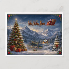 Cartão Postal christmas card