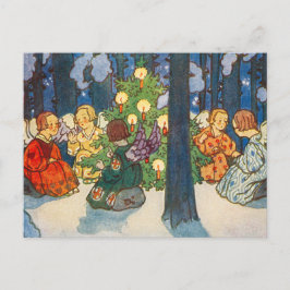 Cartão Postal Christmas in the forest - Zdenek Guth