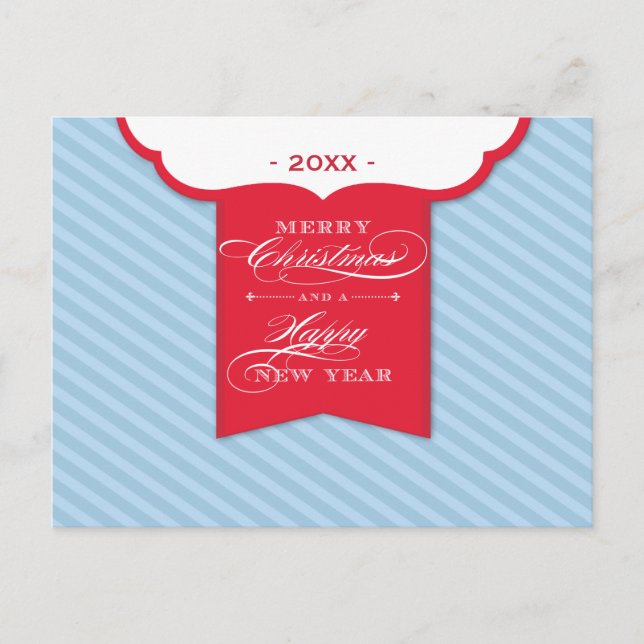 CARTÃO POSTAL CHRISTMAS: lapela 5L (Frente)