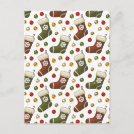 Cartão Postal Christmas Wreaths