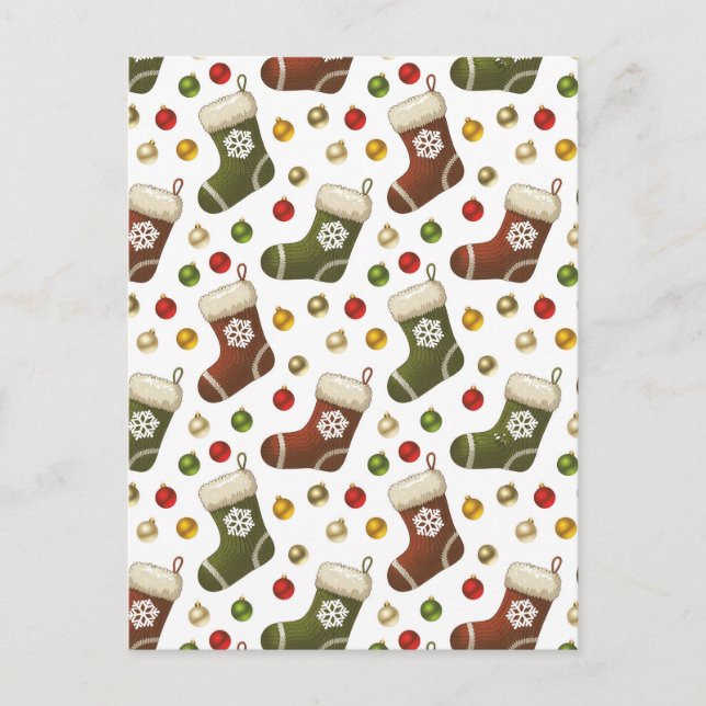 Cartão Postal Christmas Wreaths (Frente)