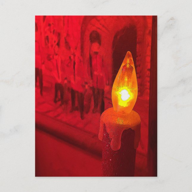 Cartão Postal christmascandleandtoysoles8000x6000 (Frente)