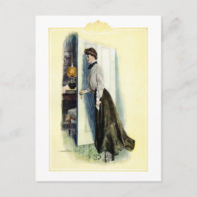 Cartão Postal Christy Girl - Howard Chandler Christy (Frente)