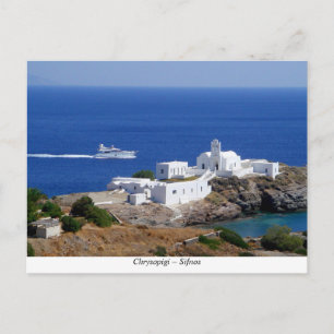 Cartão Postal Chrysopigi - Sifnos