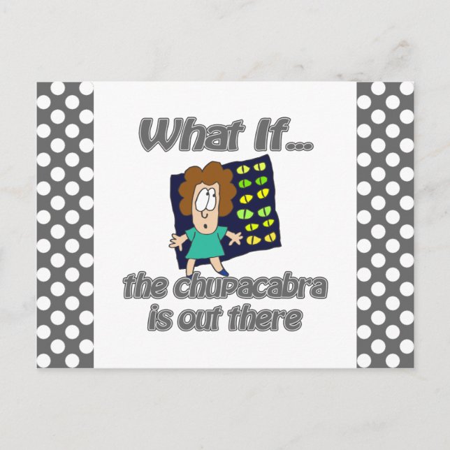 Cartão Postal chupacabra (Frente)
