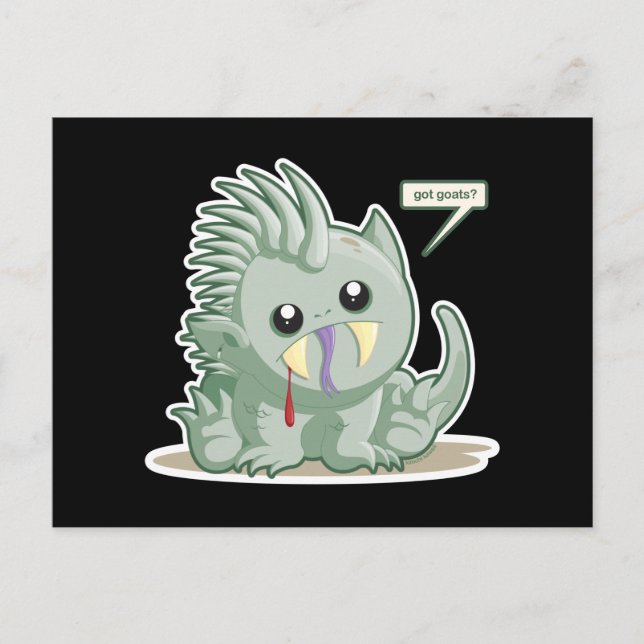 Cartão Postal Chupacabra (Frente)