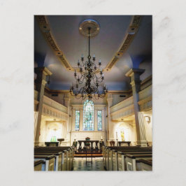 Cartão Postal Church Chandelier